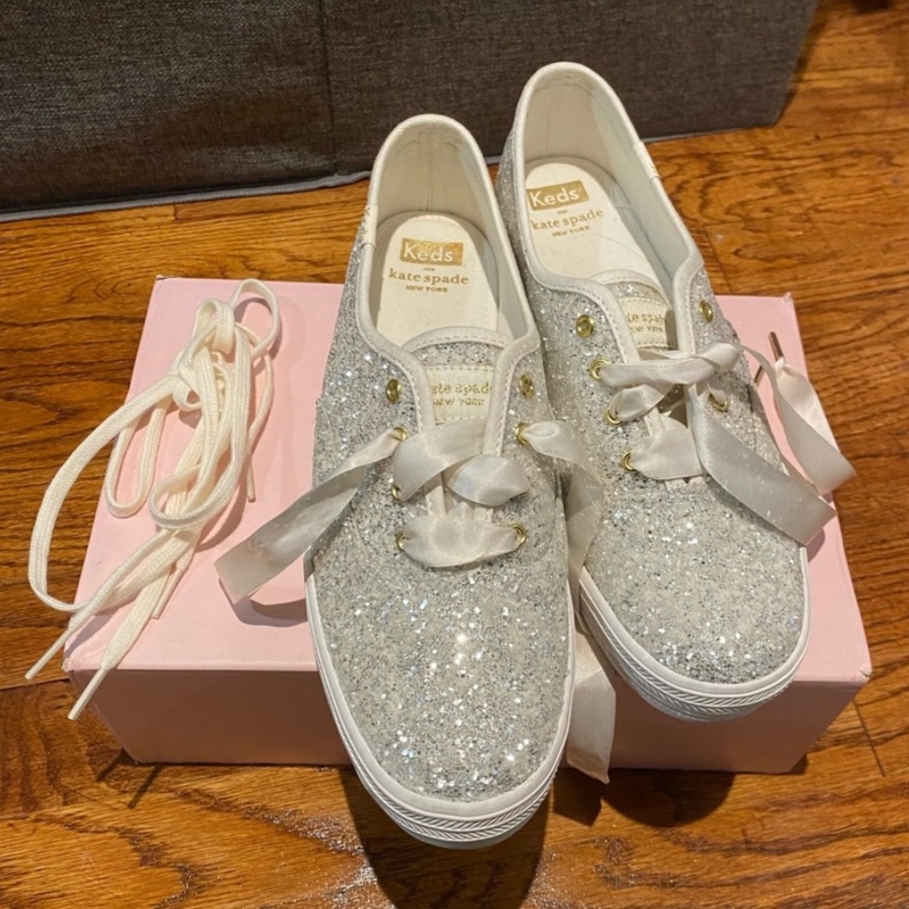 FLASH SALE ⚡️⚡️⚡️Women's Keds Kate  spade new york Triple Glitter